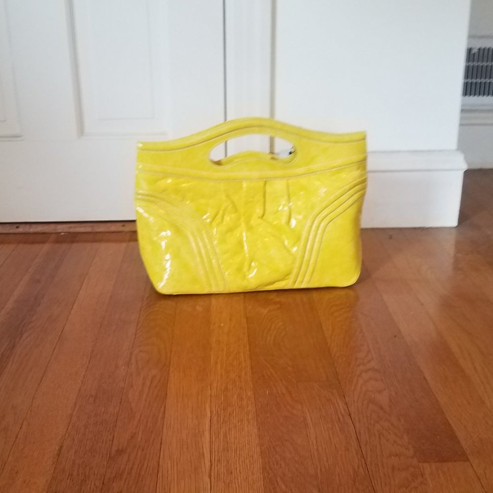NWT MAXX New York Yellow Handle Purse - Picture 3 of 11